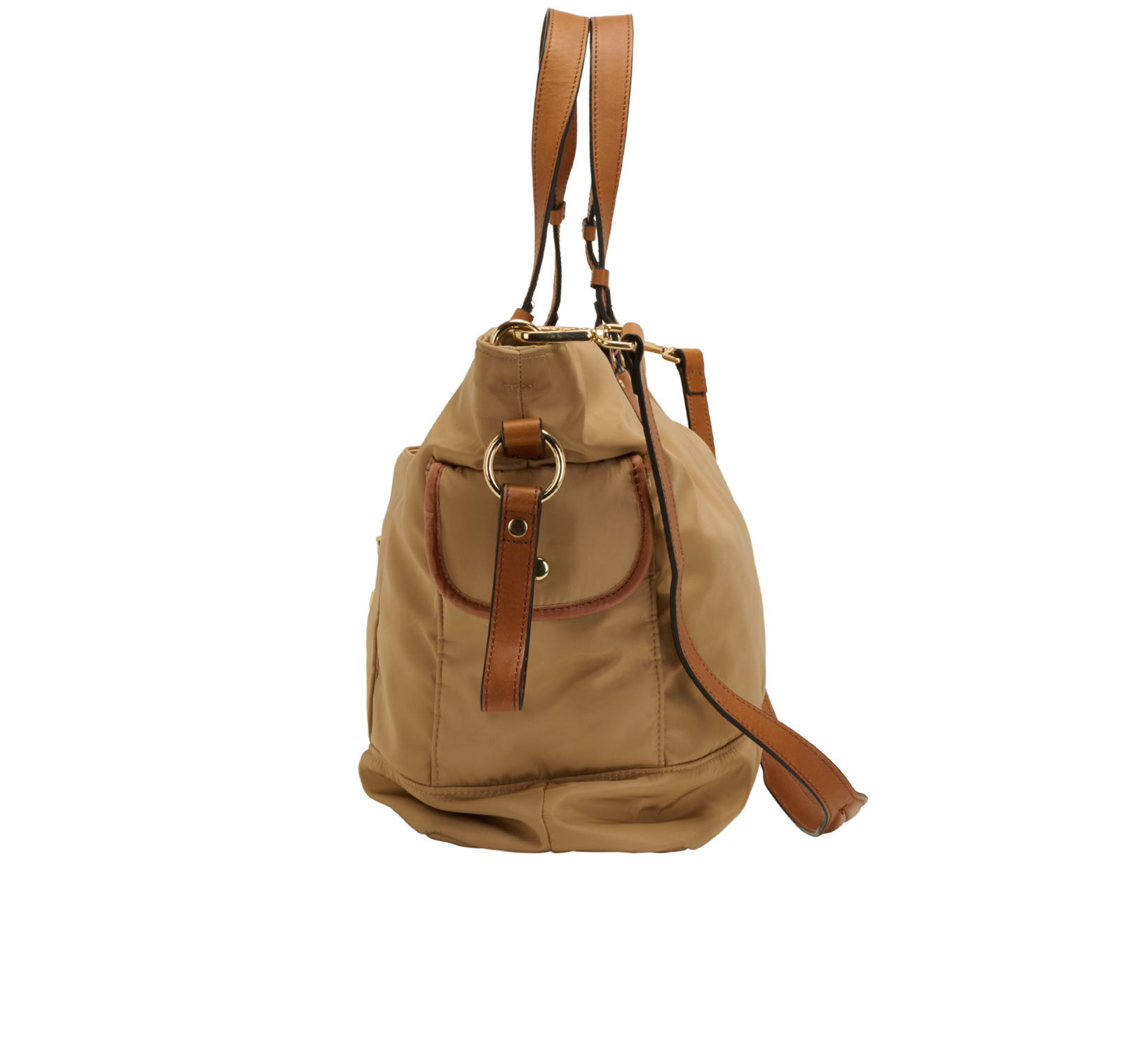 Chloe C Changing Bag, &pound;220, Handbags, Brown, Nylon, Bottom view